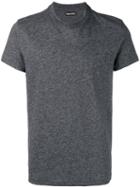 Tom Ford Round Neck T-shirt, Men's, Size: 48, Grey, Cotton