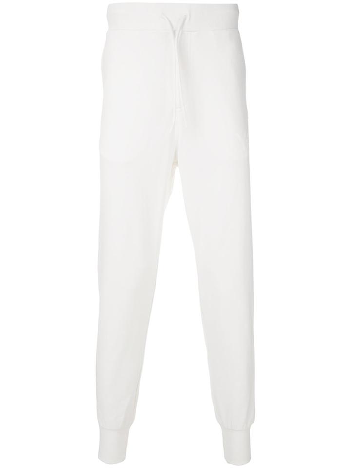 Y-3 Cuffed Track Trousers - White