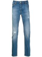 Philipp Plein Classic Straight-leg Trousers - Blue