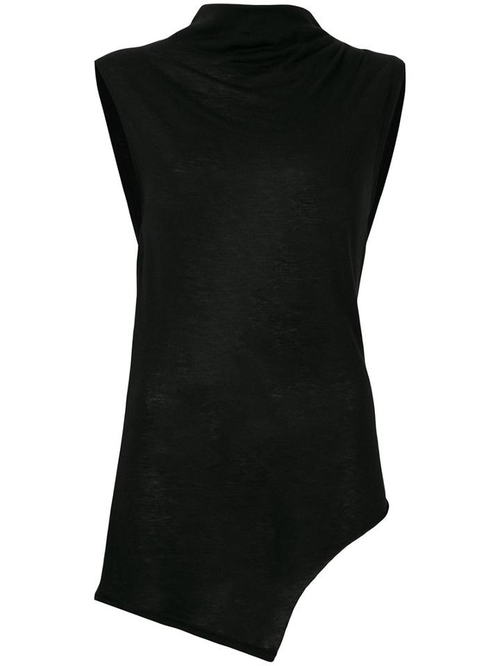 Isabel Marant Étoile - Asymmetric Tank Top - Women - Polyamide/viscose/cashmere - 40, Black, Polyamide/viscose/cashmere