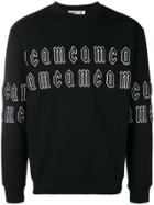 Mcq Alexander Mcqueen Embroidered Lettering Sweater - Black