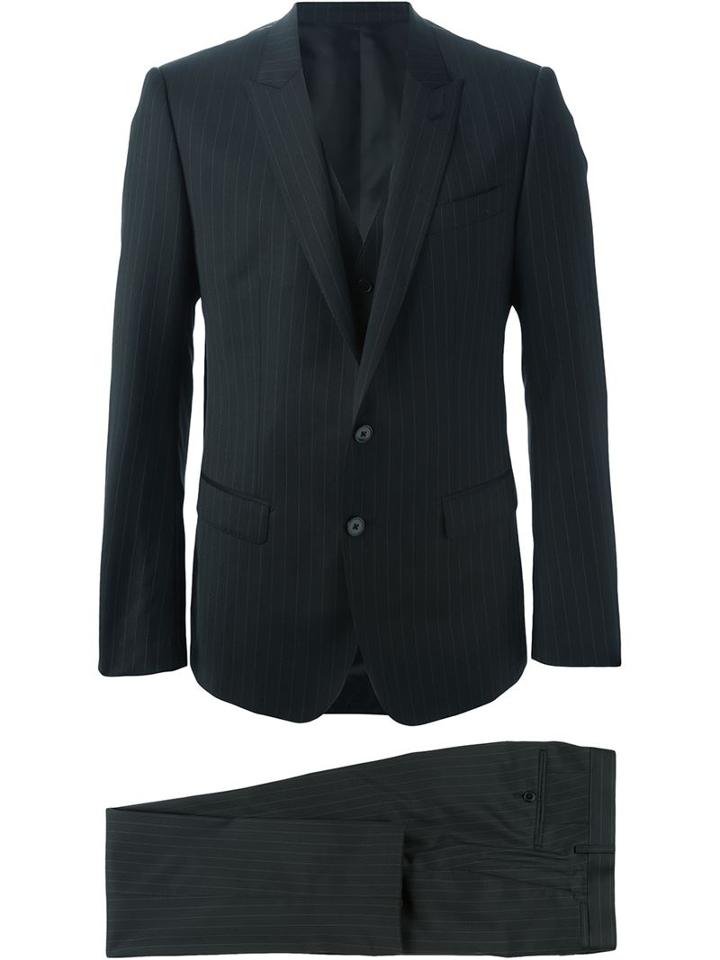 Dolce & Gabbana Pinstripe Three-piece Suit
