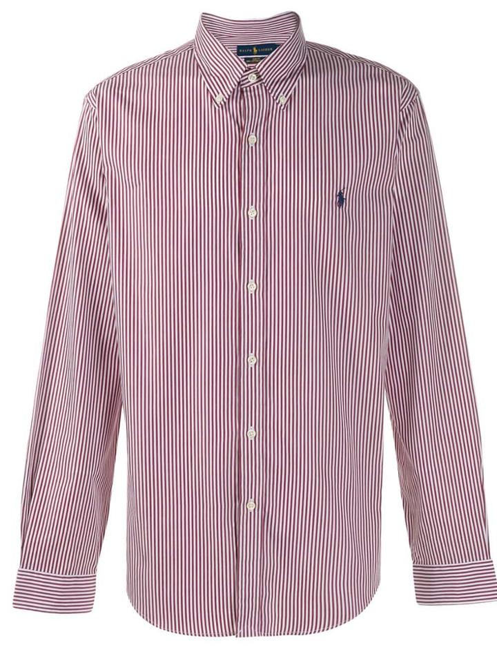 Ralph Lauren Striped Shirt - Red