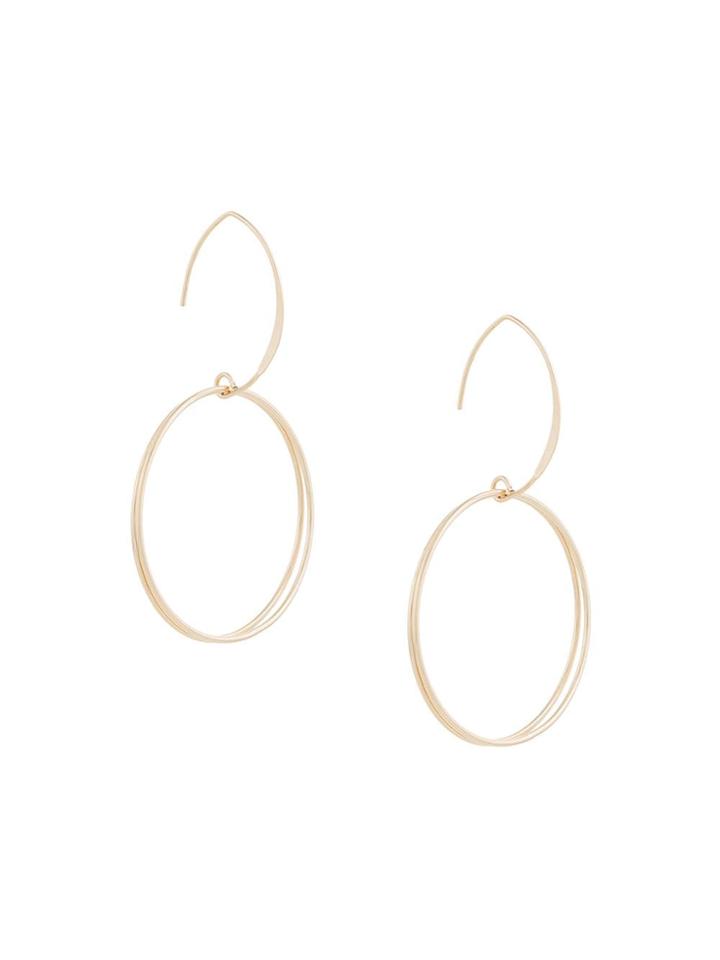 Petite Grand Coastline Earrings - Metallic