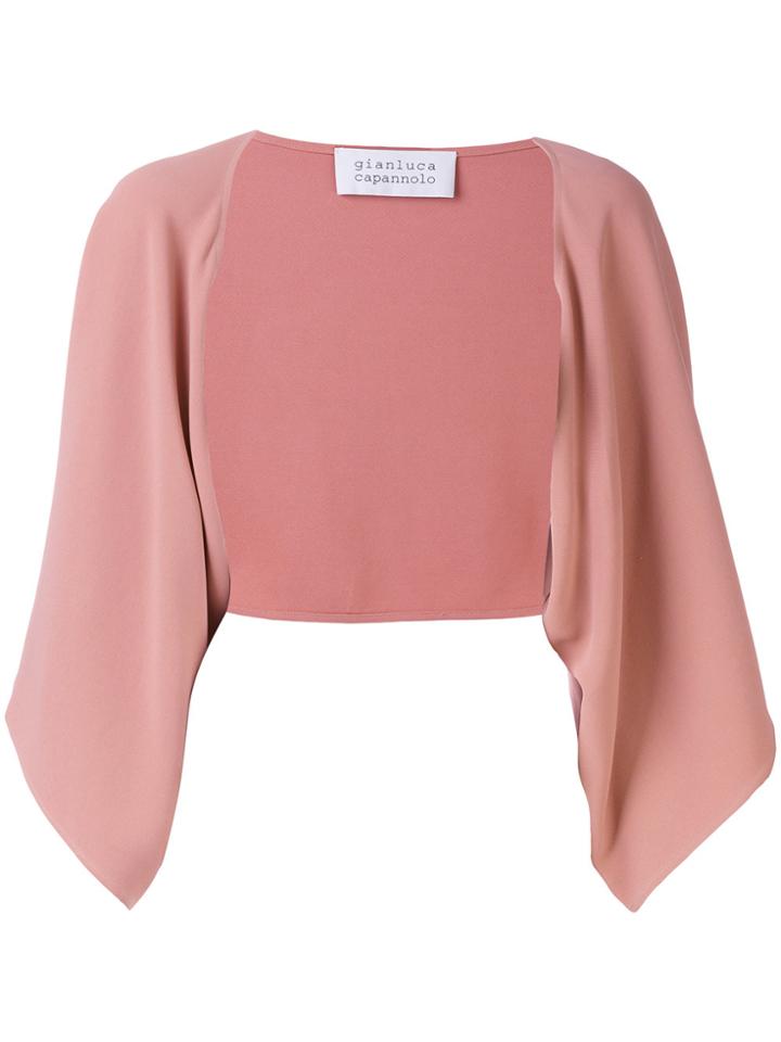 Gianluca Capannolo Mina Cady Cape - Pink & Purple