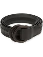 Sacai Double Ring Belt, Men's, Black, Leather