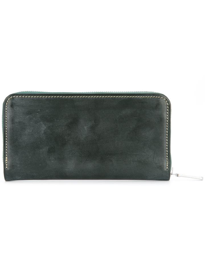 Whitehouse Cox Zip Around Continental Wallet - Green