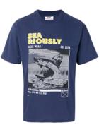 Gcds Print Short-sleeve T-shirt - Blue