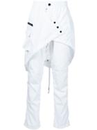 Ktz Asymmetric Apron Trousers