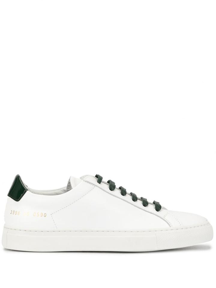 Common Projects Contrast Lace-up Sneakers - White