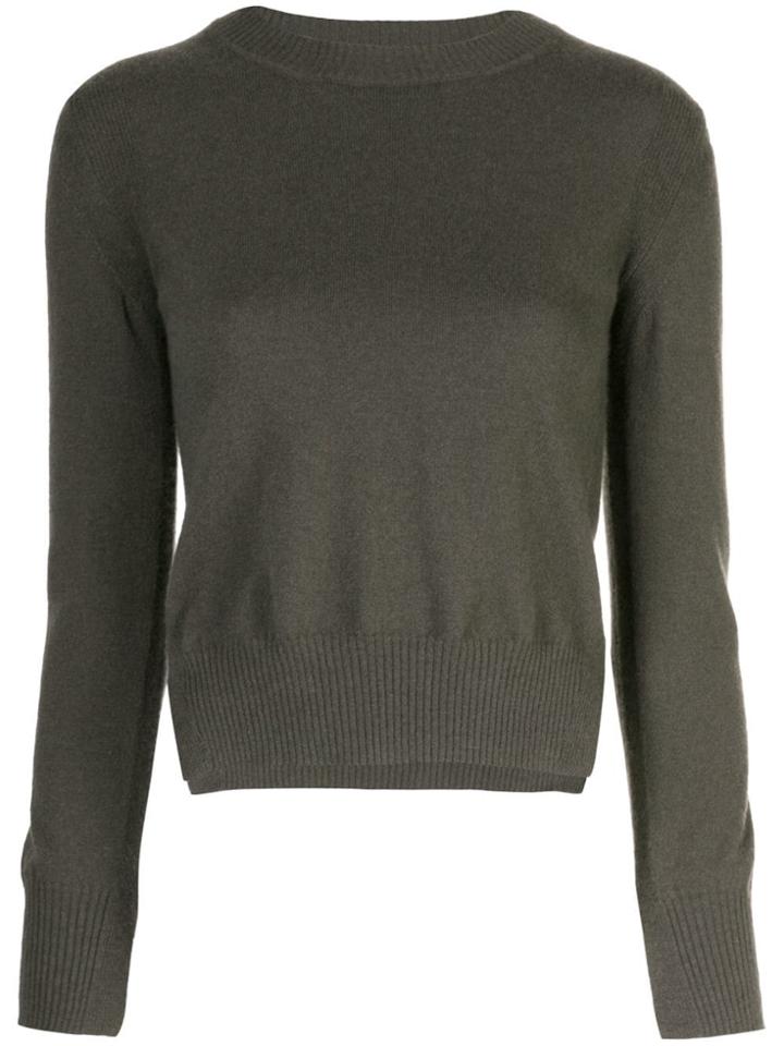 Rosetta Getty Cropped Split Pullover - Green