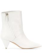The Seller Pointed Ankle Boots - White