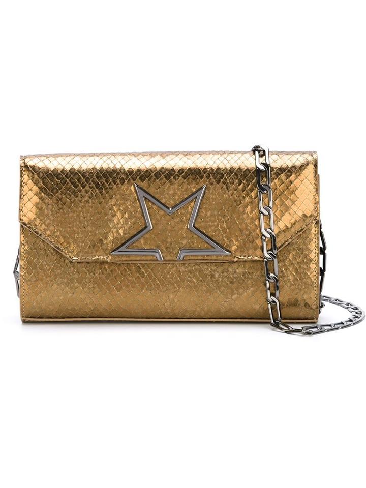 Golden Goose Deluxe Brand 'vedette Star' Clutch, Women's, Grey