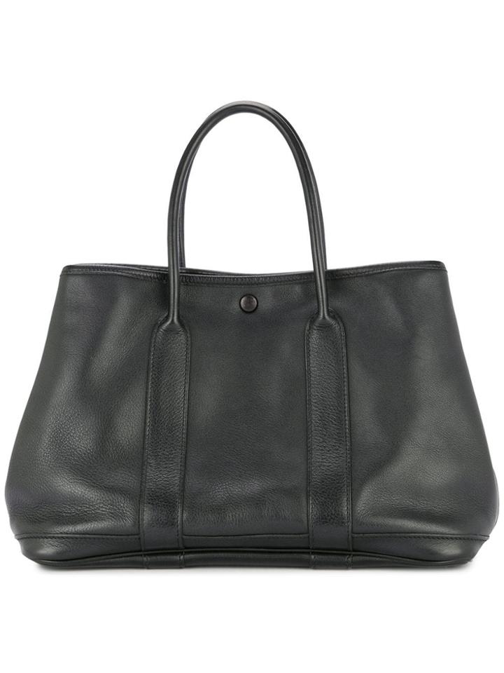 Hermès Vintage Garden Party Tpm Mini Hand Bag - Black