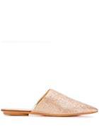 Forte Forte Metallic Pointed Shoes - Neutrals