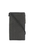 Brunello Cucinelli Beaded Shoulder Bag - Grey