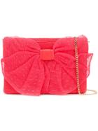 Red Valentino Bow Detail Shoulder Bag - Pink & Purple