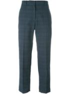 Christian Wijnants 'piro' Tailored Trousers, Women's, Size: 38, Blue, Cotton/polyester/spandex/elastane