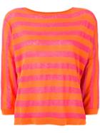 Sottomettimi Striped Sweater - Yellow & Orange