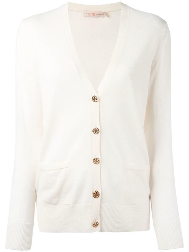 Tory Burch Madeline Cardigan - Neutrals