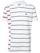 Lacoste - Stripe Polo Shirt - Men - Cotton - M, White, Cotton