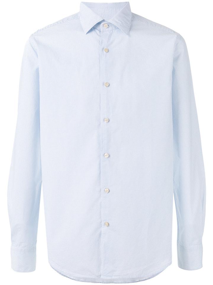 Xacus Thin Stripe Button-up Shirt, Men's, Size: 41, Blue, Cotton