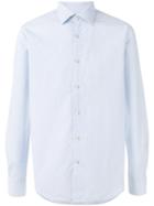 Xacus Thin Stripe Button-up Shirt, Men's, Size: 41, Blue, Cotton
