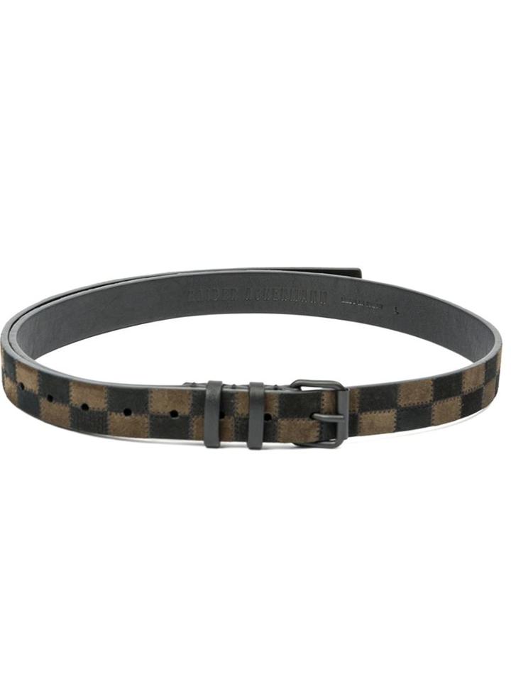 Haider Ackermann Checkboard Belt