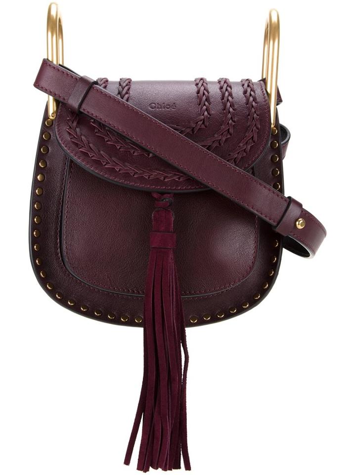 Chloé Mini 'hudson' Shoulder Bag, Women's, Red