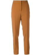 Roksanda 'welles' Trousers, Women's, Size: 10, Nude/neutrals, Wool/silk/cotton