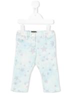 Roberto Cavalli Kids Star Print Trousers, Infant Girl's, Size: 9 Mth, Blue