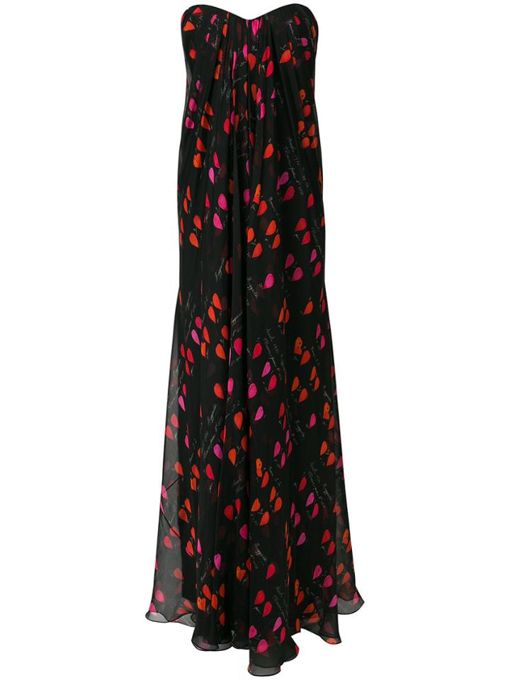 Alexander Mcqueen Strapless Evening Dress - Black