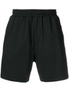 Low Brand Slim-fit Track Shorts - Black