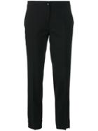 Etro Cropped Trousers, Women's, Size: 42, Black, Spandex/elastane/wool