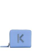 Kenzo Square Zip Around Wallet - Blue