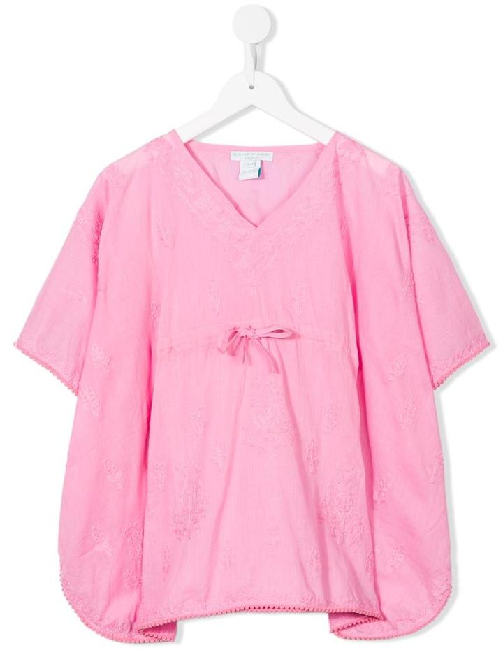 Elizabeth Hurley Beach Kids 'cupid' Kaftan Dress Beach Cover Up, Girl's, Size: 12 Yrs