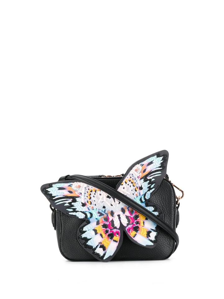 Sophia Webster Flossy Butterfly Camera Bag - Black