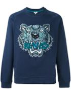 Kenzo Tiger Sweatshirt, Men's, Size: Small, Blue, Cotton/polyester