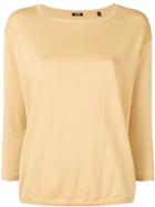 Aspesi Plain Knitted Top - Yellow