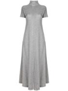Maison Margiela Belt-wrap Long Flared Dress - Grey