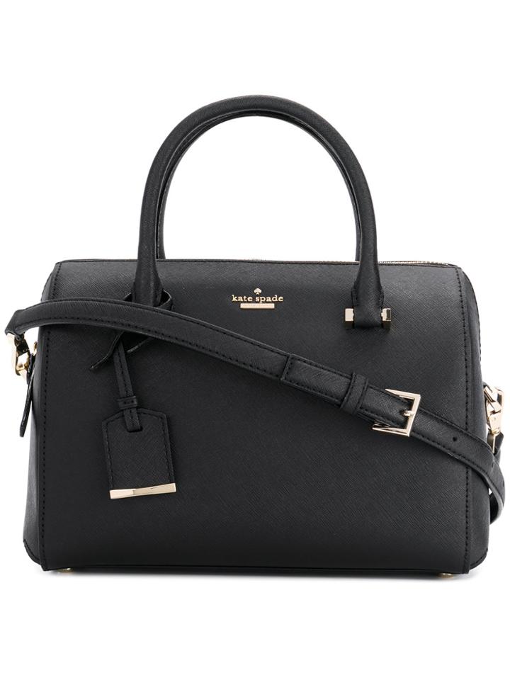 Kate Spade Logo Plaque Tote Bag - Black