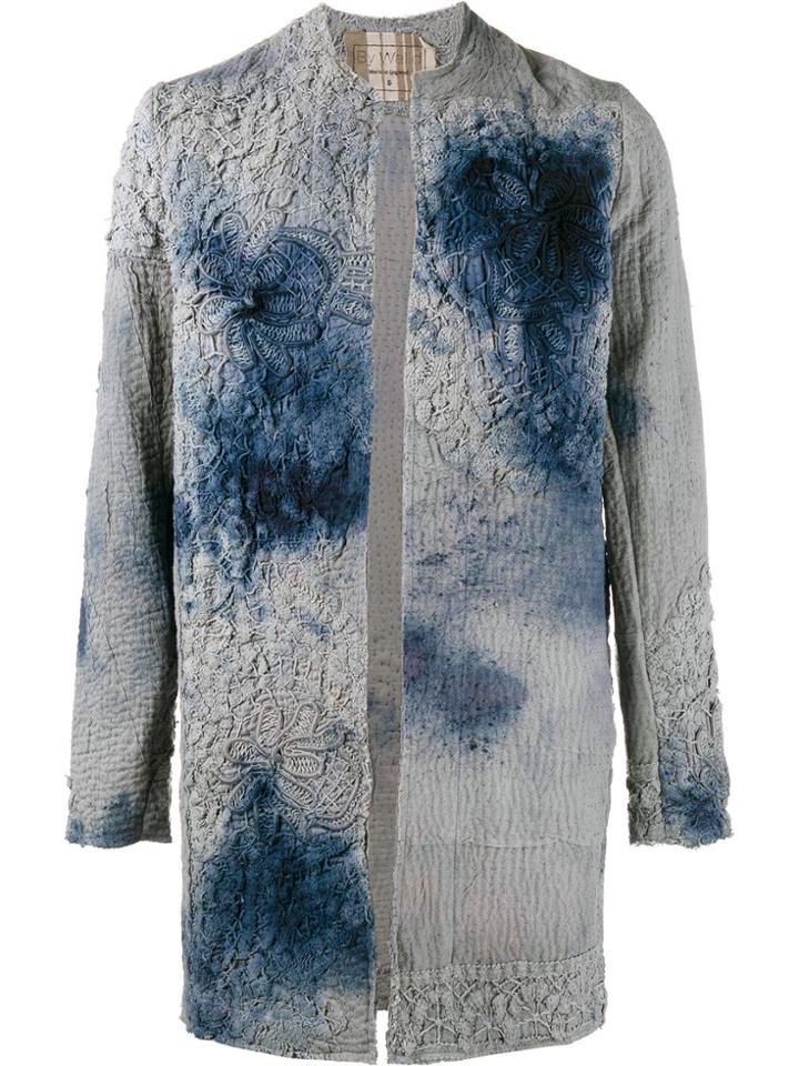 By Walid Embroidered Jacket - Grey