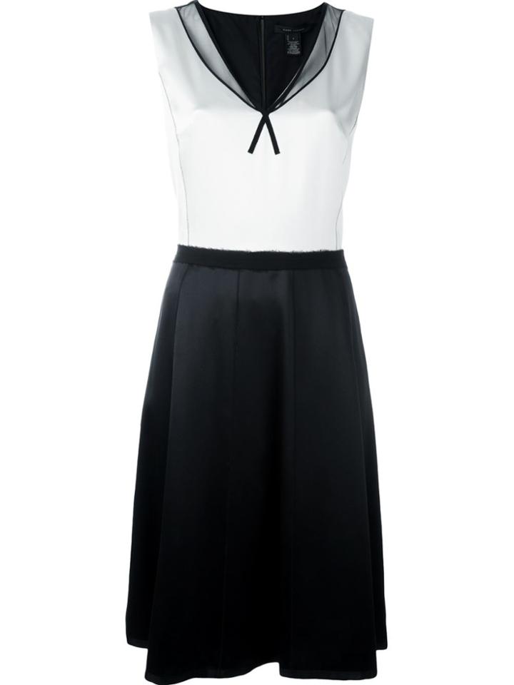 Marc Jacobs Colour Block A-line Dress - White