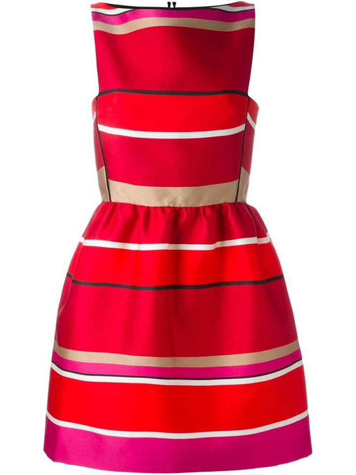 Lanvin Striped Skater Dress