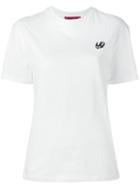Mcq Alexander Mcqueen Logo Embroidered T-shirt, Women's, Size: Medium, White, Cotton