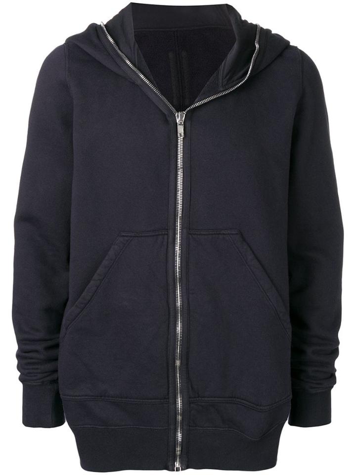 Rick Owens Drkshdw Zip Front Hoodie - Blue