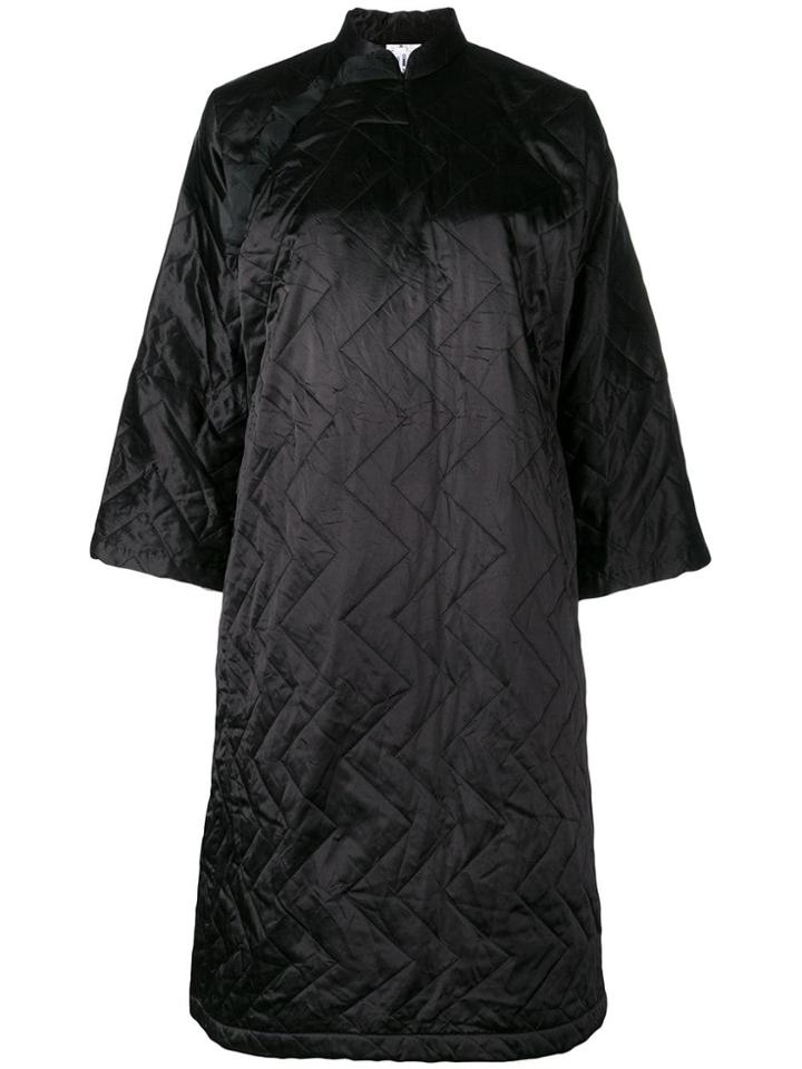 Comme Des Garçons Comme Des Garçons Quilted Kimono Dress - Black