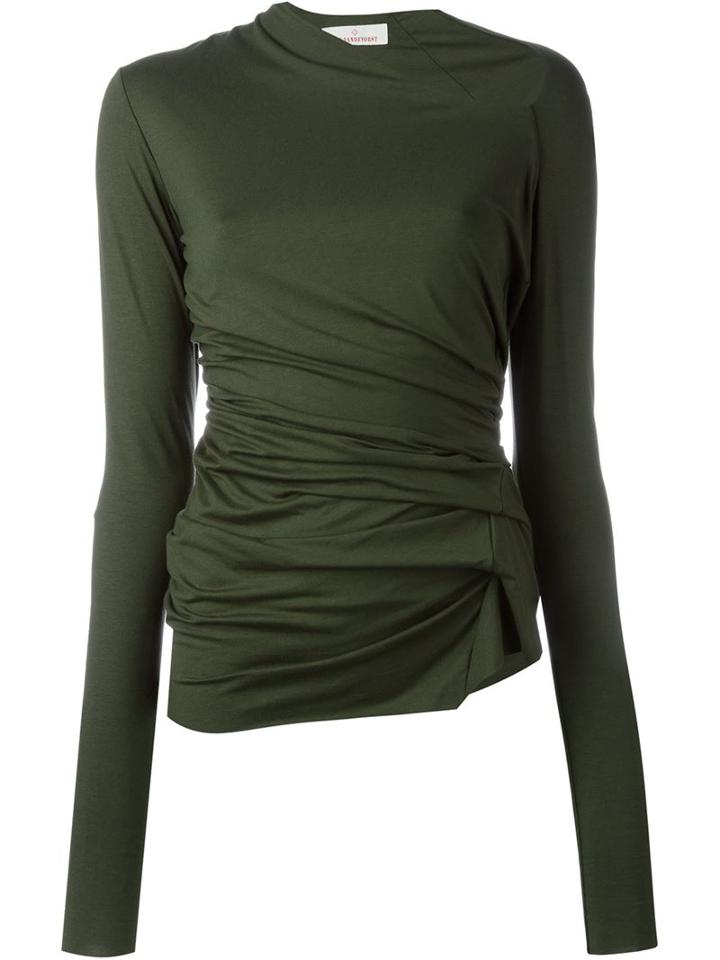 A.f.vandevorst '161 Farbis' Top, Women's, Size: 36, Green, Spandex/elastane/viscose