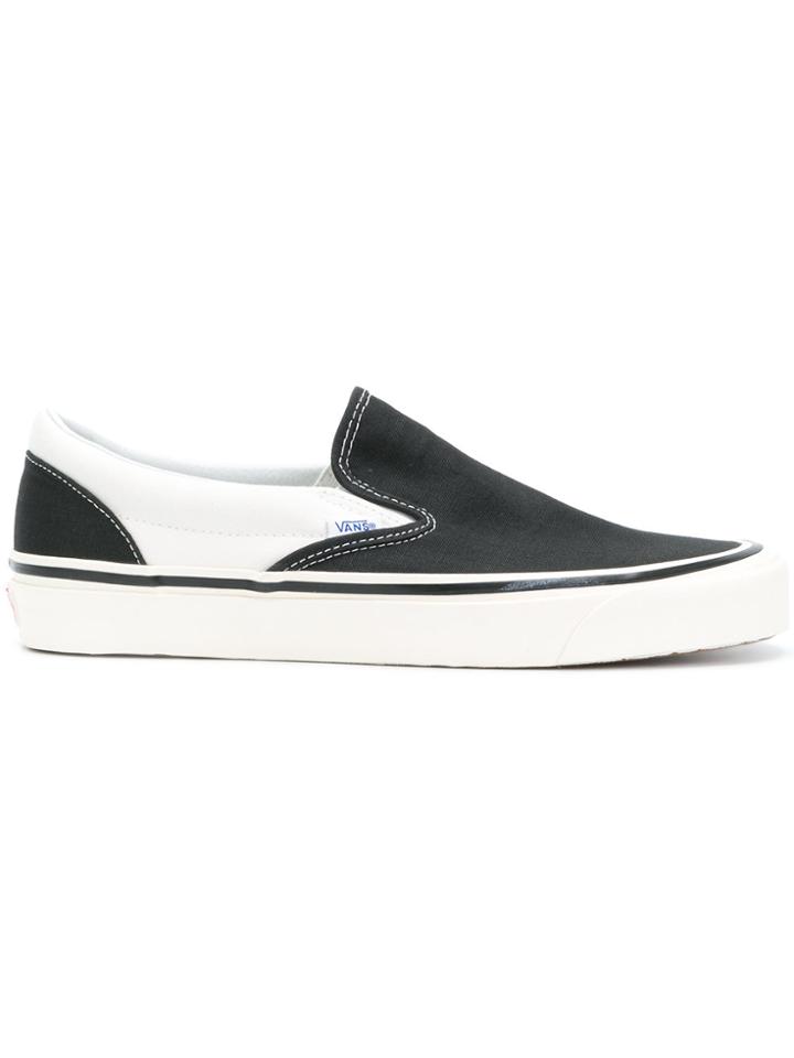 Vans Two-tone Slip On Sneakers - Black