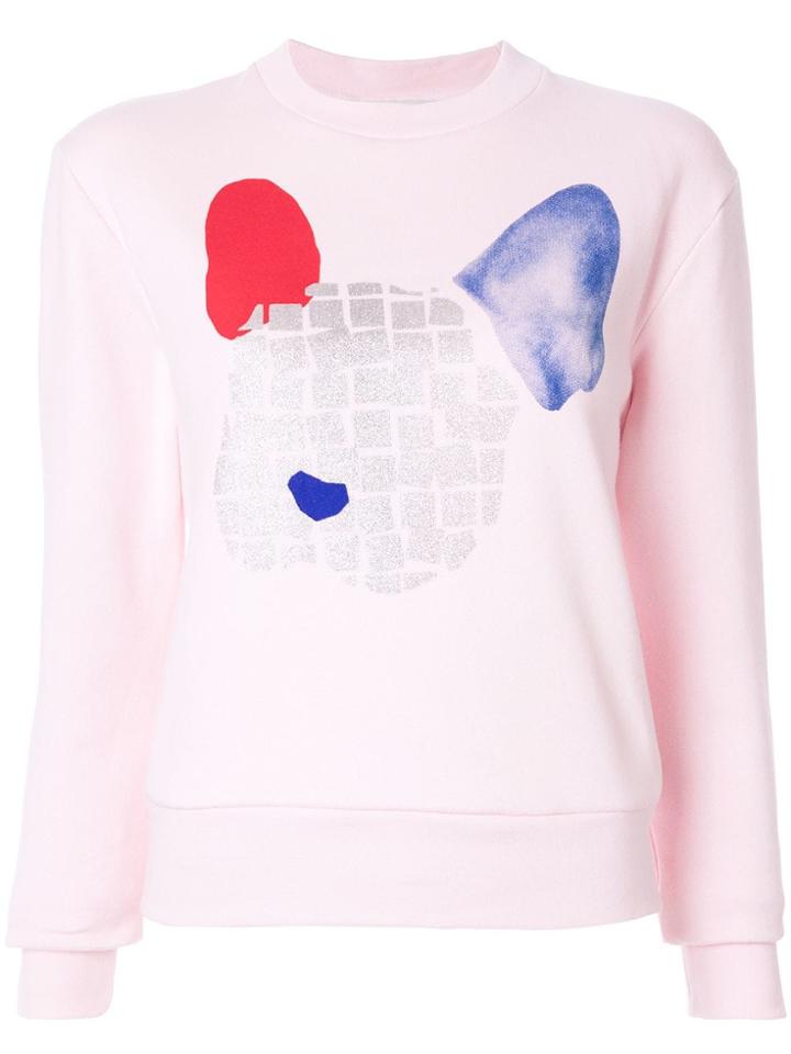 Être Cécile Disco Dog Slim Fit Sweatshirt - Pink